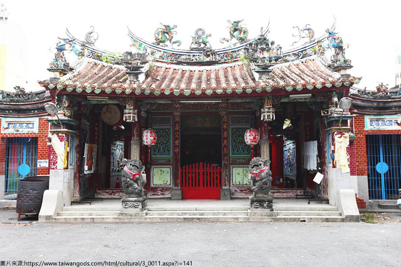 Temple to the Three Mountain Lords in Jiouru